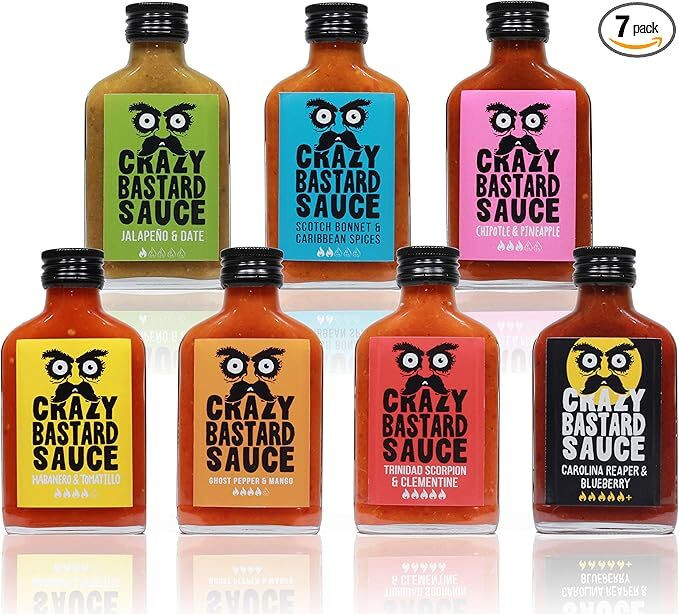 Crazy Bastard spicy sauces