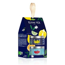Gift set containing 2 miniatures of flavored black teas - 40gr.