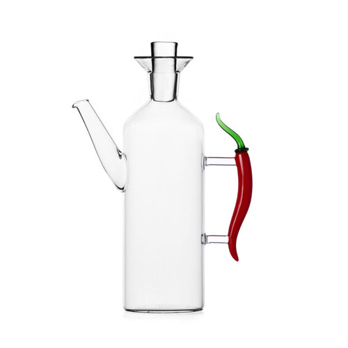 Vegetables big oil bottle chili pepper