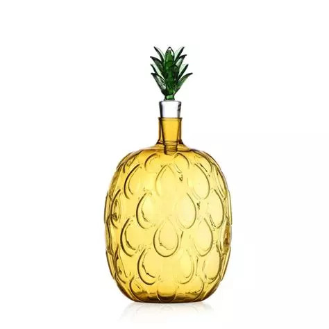 fruits and flowers pineapple bottle