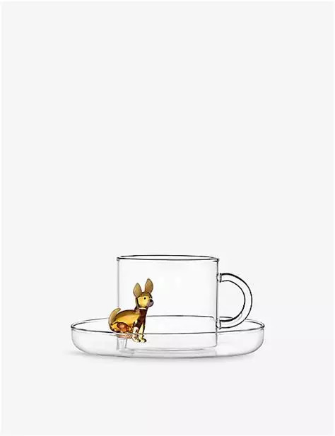 DOGS tea cup w/saucer Chihuahua