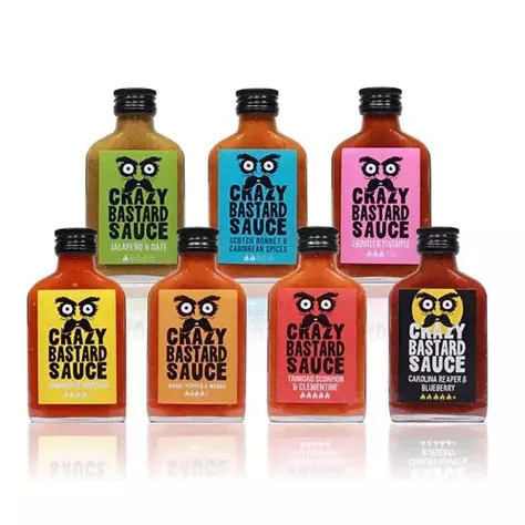 Crazy Bastard Hot Sauce (7x 100ml)