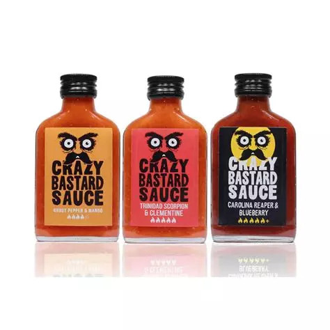 Crazy Bastard Hot Sauce 3 SET