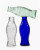 Carafe cobalt blue fish & fish
