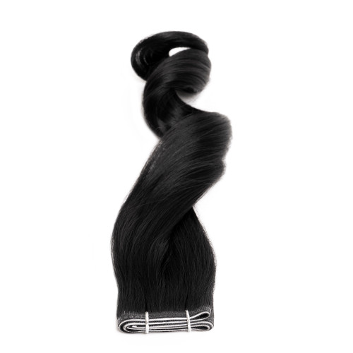 Black Tape Weft 16 inch-18 inch Straight