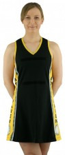 Sports Uniform 2086 - A-Line Printed Side Netball Dress