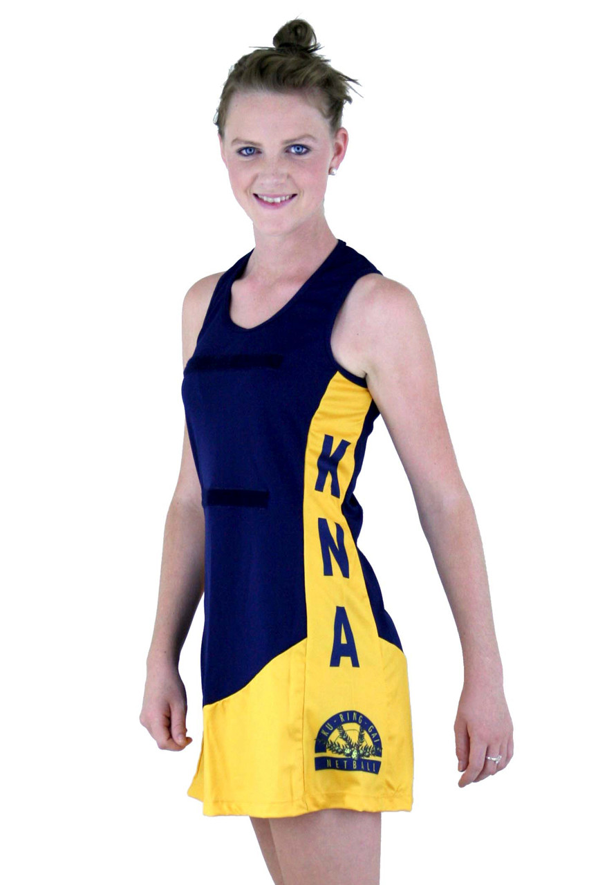 Sports Uniform 2078 Panelled ALine Netball Dress
