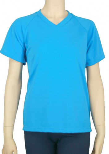 2094 - V Neck Short Sleeve Unisex Wetshirt