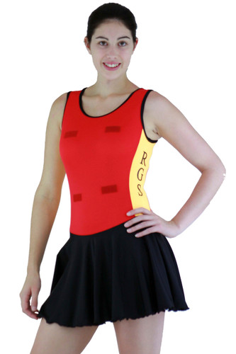 8902 - Frilled Netball Bodysuit Dress Option 7 - front