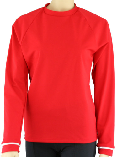 3904 - Long Sleeve Piped Unisex Rashie - FRONT