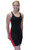 3802 - Knee Length Swimsuit Side Panel - FRONT