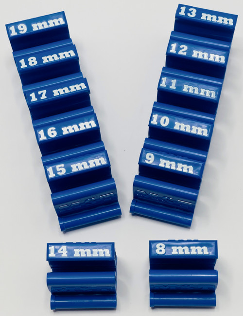Wrench Bench is a modular magnetic wrench organizing system. you can slide together as many pieces as needed to complete the wrench set. The magnet holds the pieces to any metal surface, toolbox drawer or any metal surface.