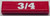 Wrench Bench Size Cap (SAE RED) 3/4
