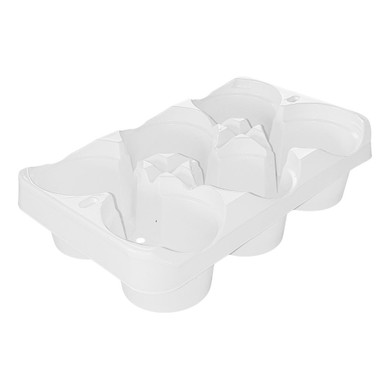 Carry Pack White (Holds 6 x 9cm Pots) -  The Garden Superstore