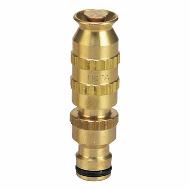 Brass Jumbo Adj Hose Nozzle 12mm -  The Garden Superstore