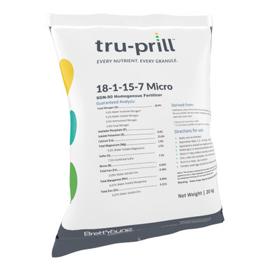 Tru-Prill 18-1-15+TE Premium Greens Grade Turf Fertiliser -  The Garden Superstore