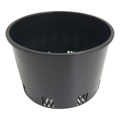 Orchid Pot Black  175mmØ x 120mm -  The Garden Superstore