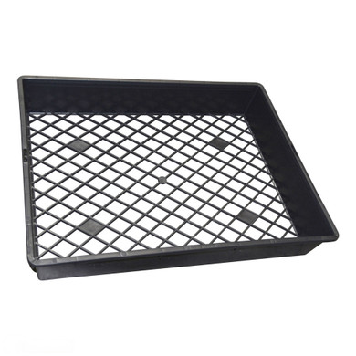 Nursery Tray Large Q Black 510mm x 390mm -  The Garden Superstore