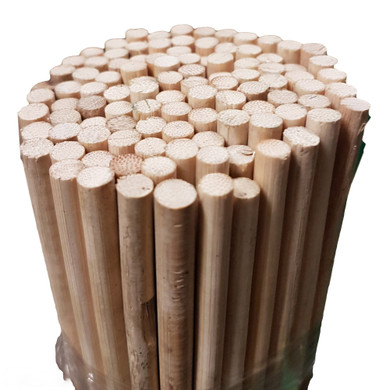 Bamboo Flower Sticks Waxed 75cm -  The Garden Superstore