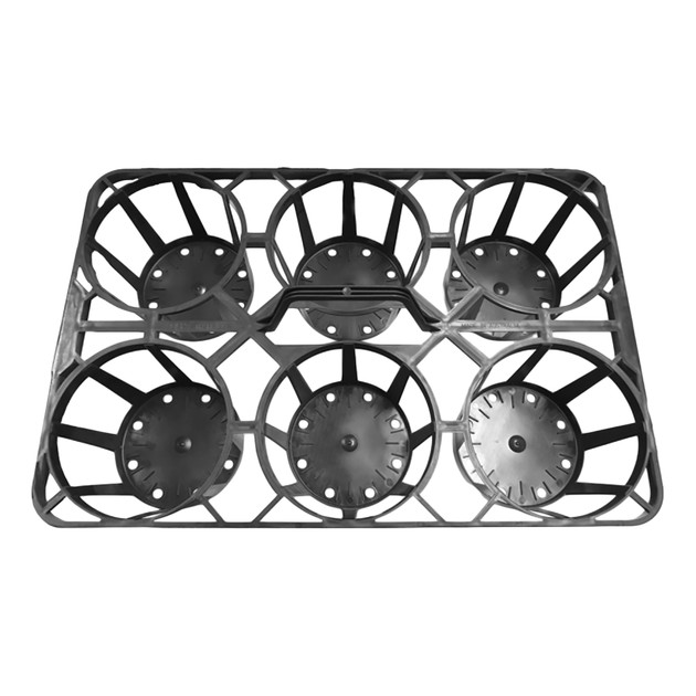 6 Cell Shuttle Tray with Handle for 180mm Pots