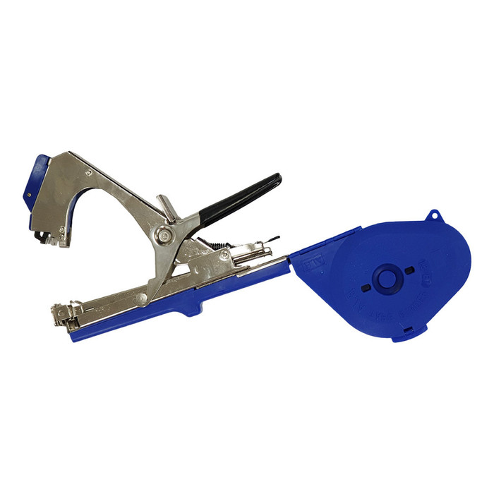 TB-SI Hinged (Blue) Soft-Close Tapebinder Gun, Scrap-Free -  The Garden Superstore