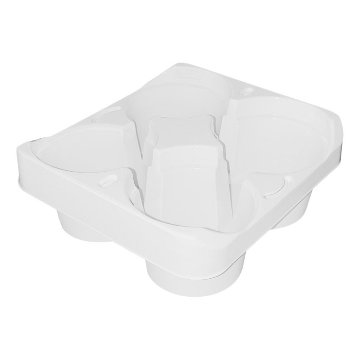 Carry Pack White (Holds 4 x 9cm Pots) -  The Garden Superstore