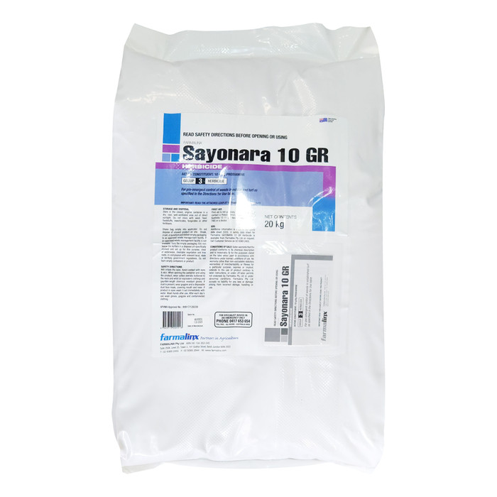 Sayonara 10 GR | Pre-Emergent Herbicide