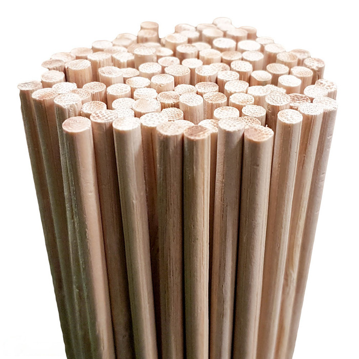 Bamboo Flower Sticks Waxed 40cm -  The Garden Superstore