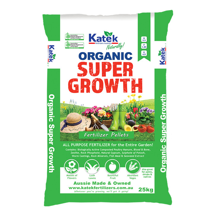 Super Growth Organic Fertiliser Pellets