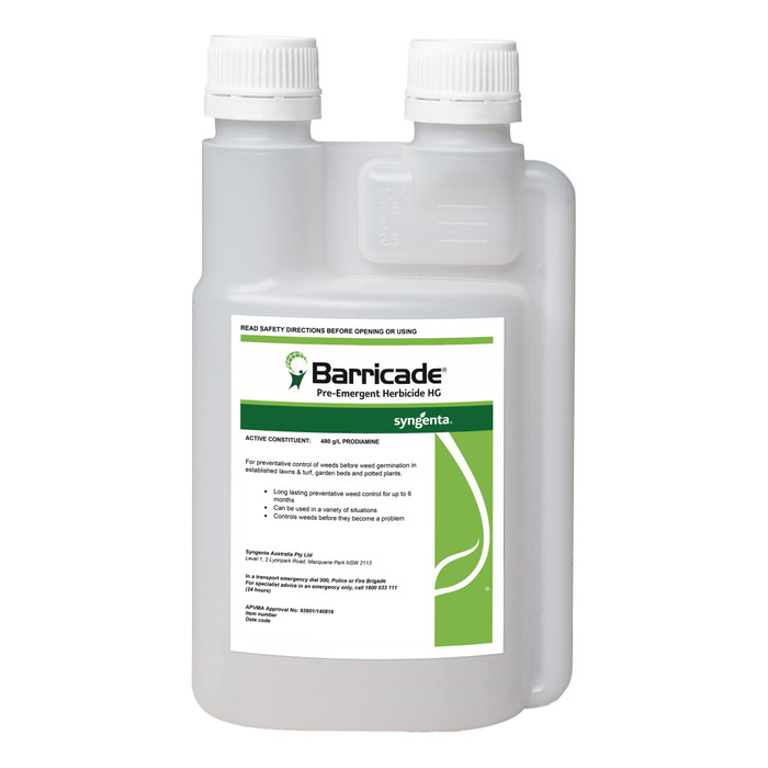 Barricade HG | Pre-Emergent Herbicide | 250mL
