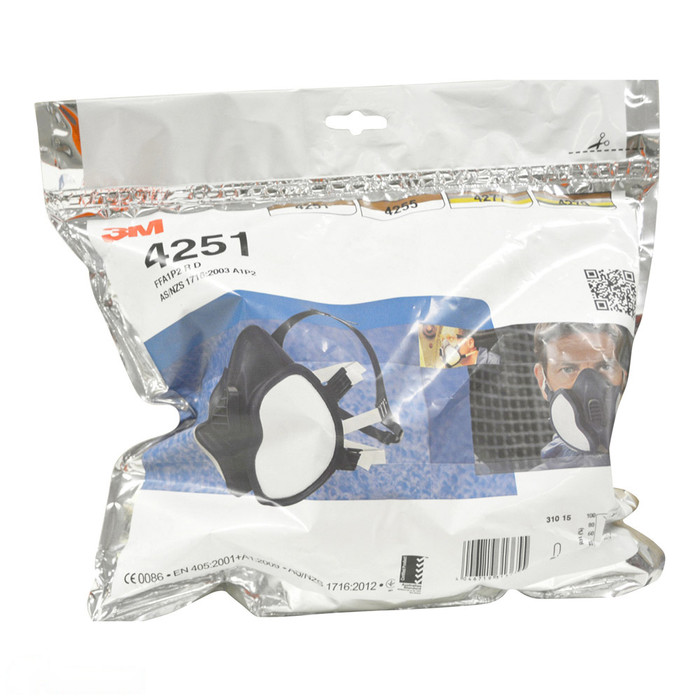 Disposable Half Face Respirator A1P1 in re-sealable bag -  The Garden Superstore
