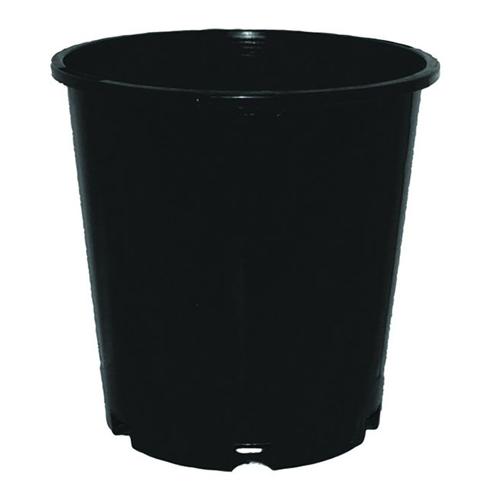 140mmØ Slimline Pot Regular Black -  The Garden Superstore