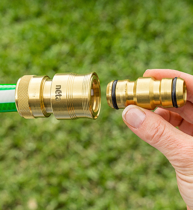 18mm Hi-Flo Brass 2-End Coupler