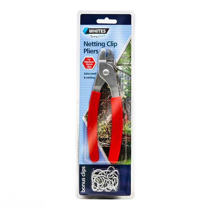 Pliers for Fastening Netting Clips-Red Handles -  The Garden Superstore