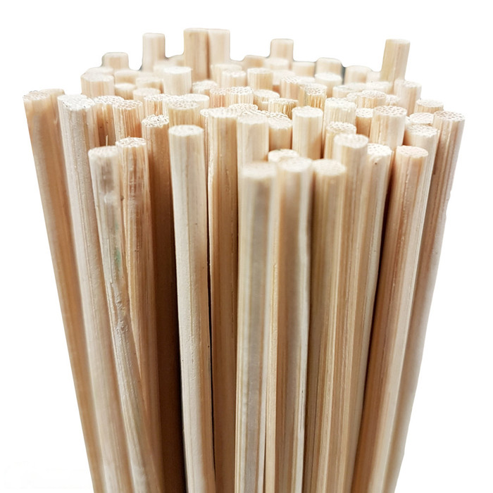 Bamboo Flower Sticks Waxed 35cm -  The Garden Superstore