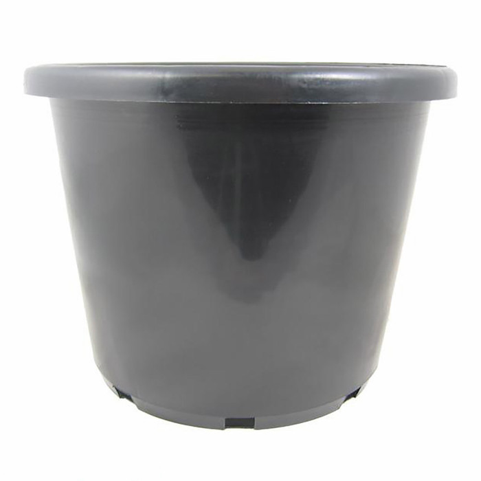 270mmØ Squat Pot Black -  The Garden Superstore