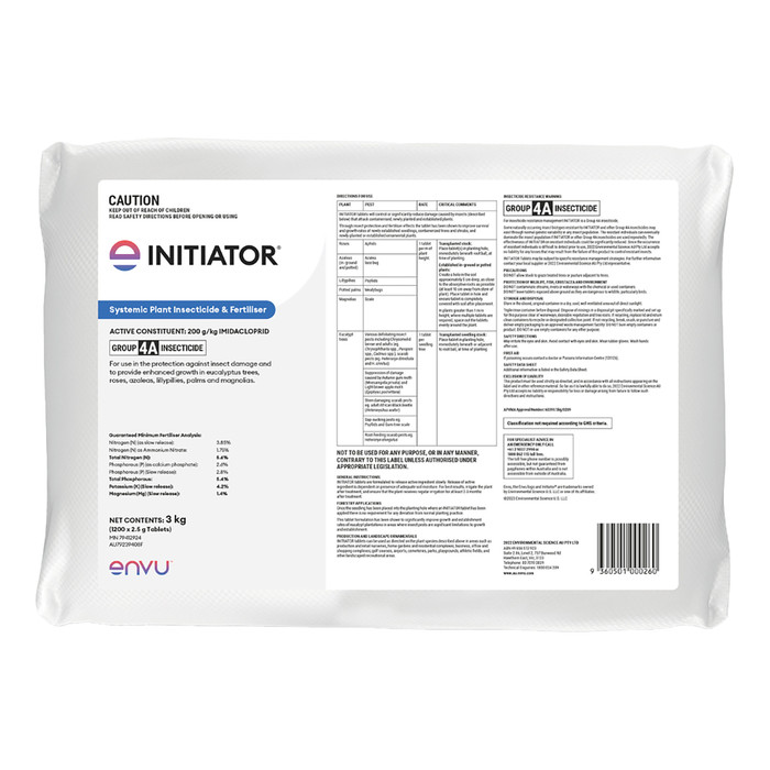 Initiator | Systemic Plant Insecticide & Fertiliser Tablets