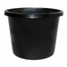 175mmØ Squat Pot Black -  The Garden Superstore
