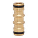 12mm Brass 2-End Coupler