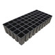 50 Cell Forestry Tube Tray - Black -  The Garden Superstore