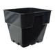 100mm Squat Punnet Pot Qual. MK12 Black -  The Garden Superstore