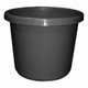 500mmØ Planter Tub Black -  The Garden Superstore