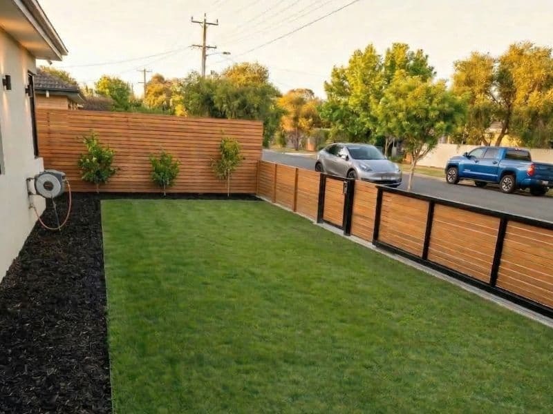 Stuart's lawn after — Sydney, NSW