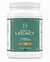 New - Judy’s Legacy Vanilla with Greens  Elevate Your Nutrition