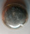 Mini Macro etched Tin metal disk,  showing crystalline structure. 