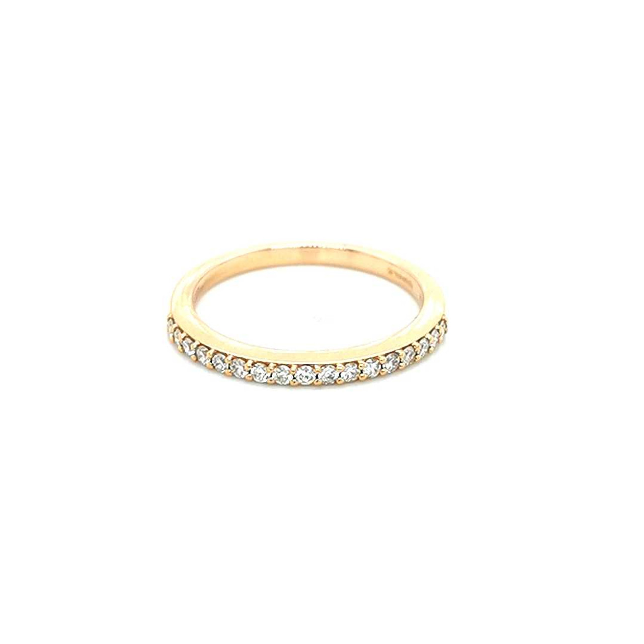 3mm Width Wheat Pattern Wedding Ring in Rose Gold - DIORAH JEWELLERS