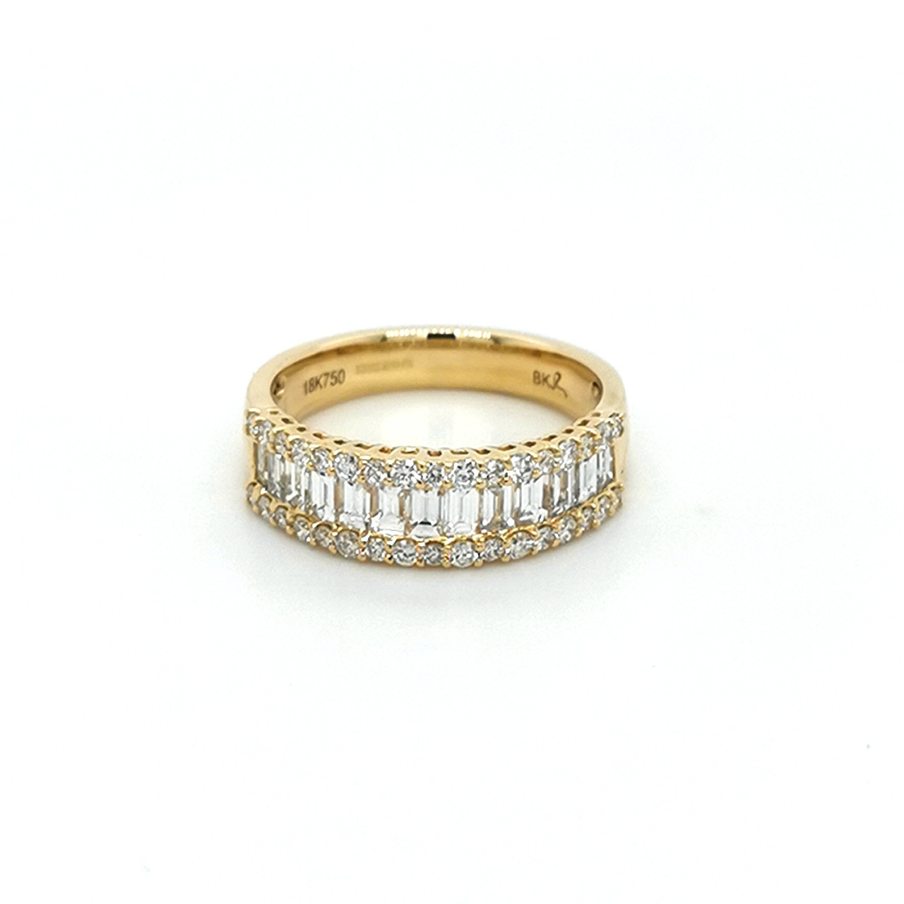 18k Gold 6.0ct Baguette Diamond Full Eternity Ring – Shyne Jewelers™