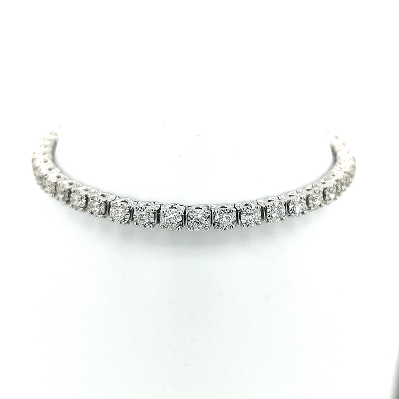 Igi White Tennis Diamond Bracelet, Size: 7.5 Inches at Rs 25410 in Surat