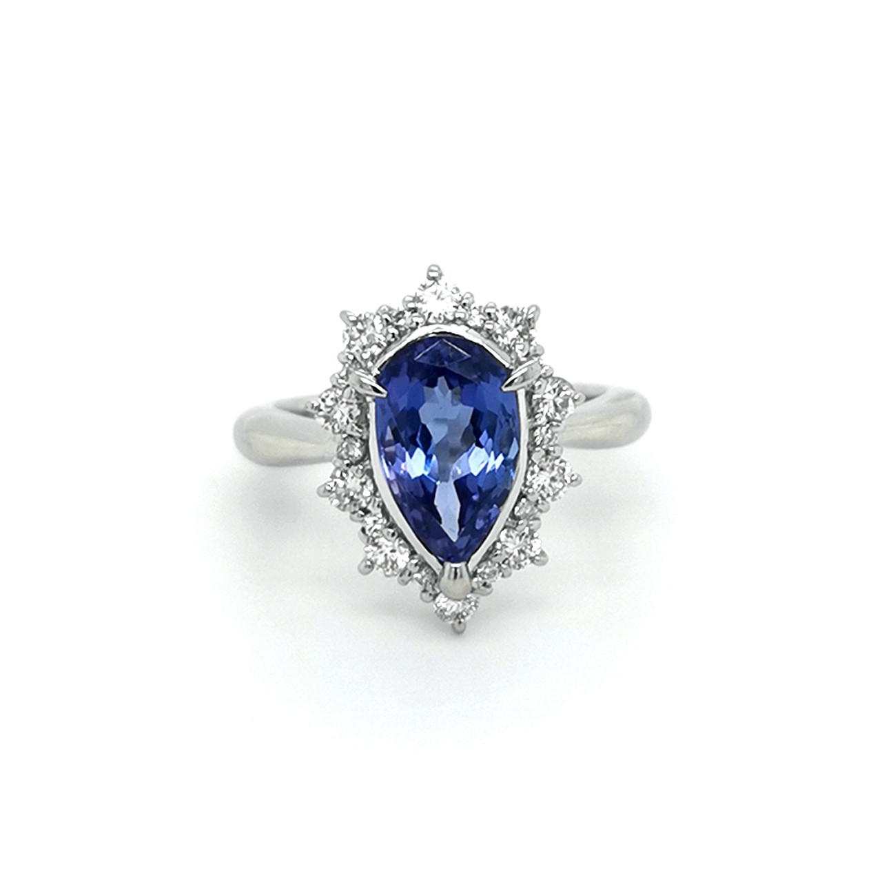 Tanzanite engagement rings sales in platinum