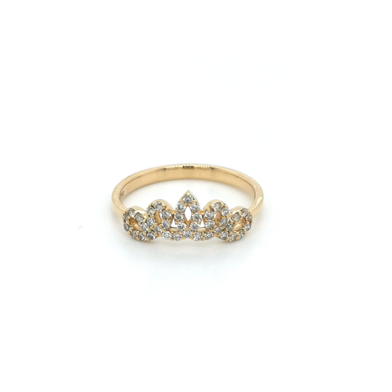 Tiara style sales engagement rings